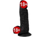 Dildo Series Siyah Iron Dragon 17 Cm Esnek Realisitk Penis