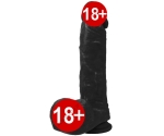 Dildo Series Siyah Wolf King 22 Cm Esnek  Realistik Penis Dildo