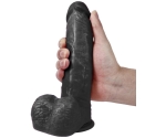 Dildo Series Siyah Wolf King 22 Cm Esnek  Realistik Penis Dildo