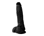 Dildo Series Siyah Dragon 21 Cm Belden Bağlamalı Realistik Penis