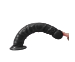 Dildo Series Siyah Iron 24 Cm Esnek  Realistik Penis Dildo