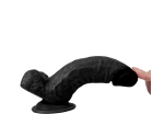 Dildo Series Siyah Iron Dragon 17 Cm Esnek Realisitk Penis