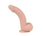 Dildo Series Mars Kıkırdaklı Şekil Alabilir 19 Cm Esnek Realistik Penis