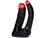Doc Johson Code Black 6 İnch Double Siyah Realistik Penis Dildo