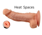 Donges 19 Cm Liquid Silikon Ultra Yumuşak Penis Kılıfı&İçi Boş Kemerli Penis