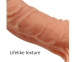 Donges 19 Cm Liquid Silikon Ultra Yumuşak Penis Kılıfı&İçi Boş Kemerli Penis