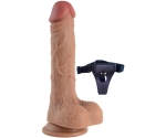 Double Layer Çift Katmanlı Ultra Yumuşak 21 Cm Kemerli Penis	