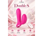 Double S Çiftlere Özel Multifonksiyonel Kumandalı Çift Titreşimli Penis Halkası
