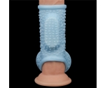 Drip Knights Ring Titreşimli Testis ve Yarım Penis Kılıfı