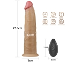 Dual Layer Platinyum 23 Cm Silikon Kumandalı Şarjlı Dönebilen Hareketli Kemerli Penis  Dual Layer Platinyum 23 Cm Silikon Kumandalı Şarjlı Dönebilen Hareketli Kemerli Penis