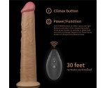 Dual Layer Platinyum 25 Cm Silikon Kumandalı Şarjlı Dönebilen Hareketli Titreşimli Penis