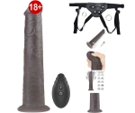 Dual Layer Platinyum 25 Cm Silikon Kumandalı Şarjlı Dönebilen Titreşimli Kemerli Penis Dual Layer Platinyum 25 Cm Silikon Kumandalı Şarjlı Dönebilen Titreşimli Kemerli Penis