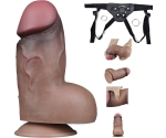 Dual Layer Platinyum Silikon 18 Cm Ultra Gerçekci Realistik Kemerli Penis Dual Layer Platinyum Silikon 18 Cm Ultra Gerçekci Realistik Kemerli Penis