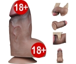 Dual Layer Platinyum Silikon 18 Cm Ultra Gerçekci Realistik Penis Dual Layer Platinyum Silikon 18 Cm Ultra Gerçekci Realistik Penis
