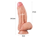Dual Layer Platinyum Silikon 25 Cm Ultra Gerçekci Realistik Penis Dual Layer Platinyum Silikon 25 Cm Ultra Gerçekci Realistik Penis