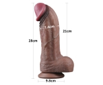 Dual Layer Platinyum Silikon 28 Cm XXL Ultra Gerçekci Kalın Realistik Kemerli Penis Dual Layer Platinyum Silikon 28 Cm XXL Ultra Gerçekci Kalın Realistik Kemerli Penis