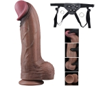 Dual Layer Platinyum Silikon 33 Cm XXL Ultra Gerçekci Kalın Realistik Kemerli Penis Dual Layer Platinyum Silikon 33 Cm XXL Ultra Gerçekci Kalın Realistik Kemerli Penis