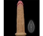 Dual Layer Platinyum 20 Cm Silikon Kumandalı Şarjlı Dönebilen Hareketli Titreşimli Penis