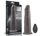 Dual Layer Platinyum Siyah 20 Cm Silikon Kumandalı Şarjlı Dönebilen Titreşimli Kemerli Penis Dual Layer Platinyum Siyah 20 Cm Silikon Kumandalı Şarjlı Dönebilen Titreşimli Kemerli Penis