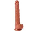 Ld 27 Cm Çift Katmanlı Ultra Yumuşak Belden Bağlamalı Realistik Dildo