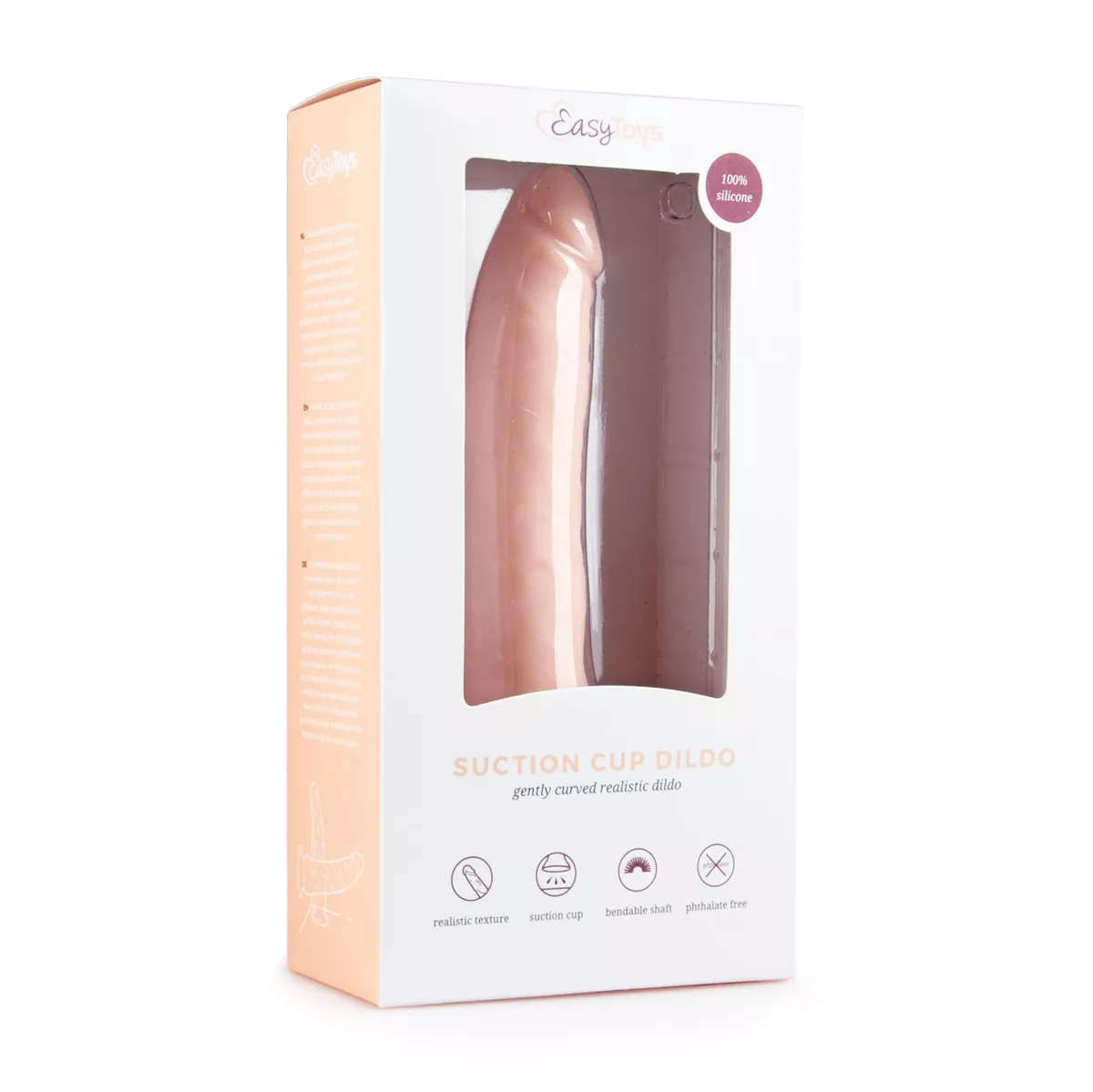EasyToys Suction Cup Vantuzlu Silicon 21 cm Dildo EasyToys Suction Cup Vantuzlu Silicon 21 cm Dildo