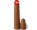 Fantasy Extension Elite 20 Cm Caramel Silikon Penis Kılıfı 
