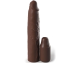 Fantasy Extension Elite Brown 22 Cm Silikon 9 Cm Uzatmalı Penis Kılıfı 