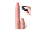 Fantasy Extension Elit Kumandalı Titreşimli 22 Cm Uzatmalı Silikon Penis Kılıfı
