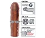 Fantasy X-Tensions Mega 2 Extension Brown Penis Kılıfı Made İn USa