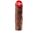 Fantasy X-Tensions Mega 2 Extension Brown Penis Kılıfı Made İn USa