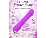 Forever Young Pembe 9 Modlu Titreşimli Isınabilen G-Bölgesi Uyarıcı Vibratör Dildo