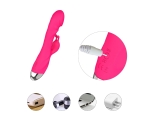 G Bölgesi ve Klitoris Özel 10 Modlu Titreşimli Şarjlı Su Geçirmez Pembe Vibratör