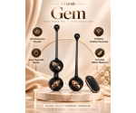 Gem 9 Modlu Titreşimli Kumandalı Su Geçimez Şarjlı Kegel Egzzersiz Top Seti