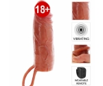 Get Real Hydrated Skin 16 Cm Çift Katmanlı Titreşimli Silikon Penis Kılıfı 