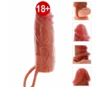 Get Real Hydrated Skin Çift Katmanlı 16 Cm Realistik Silikon Penis Kılıfı 