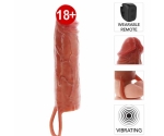 Get Real Hydrated Skin 20 Cm Çift Katmanlı Titreşimli Silikon Penis Kılıfı	