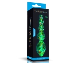 Glow-in-the-dark Twilight Gleam Glass Gece Parlayan Cam Dildo