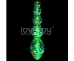 Glow-in-the-dark Twilight Gleam Glass Gece Parlayan Cam Dildo
