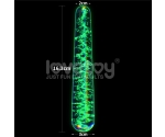 Glow-in-the-dark Twilight Gleam Glass Gece Parlayan İnce Cam Dildo 