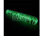 Glow-in-the-dark Twilight Gleam Glass Gece Parlayan İnce Cam Dildo 
