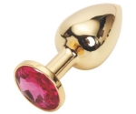 Gold Metal Orta Boy Lüks Taşlı Anal Plug  Gold Metal Orta Boy Lüks Taşlı Anal Plug