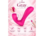 Gray Çiftlere Özel Kumandalı 9 Modlu Emiş ve Titreşimli Vibratör