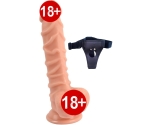 Gregs Cock 21 Cm Ekstra Damarlı Belden Bağlamalı Realistik Penis