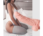 Hanos 18 Cm Çift Katmanlı&Kıkırdaklı Ultra Yumuşak Kemerli Penis  Hanos 18 Cm Çift Katmanlı&Kıkırdaklı Ultra Yumuşak Kemerli Penis
