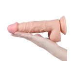 Kumandalı 20 Farklı Titreşimli 21 Cm Şarjlı Damarlı Realistik Penis