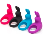 Happy Rabbit - Cock Ring Klitoris Uyarıcı Titreşimli Siyah Penis Halkası