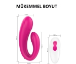 Heart 9 Fonksiyonlu Titreşimli Kumandalı G-Noktası ve Klitoris Vibratör