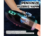Herbert Gidip Gelmeli&Dönebilen ve İçi Tırtıklı Otomatik Vajina Mastürbatör