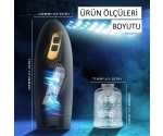 Herbert Gidip Gelmeli&Dönebilen ve İçi Tırtıklı Otomatik Vajina Mastürbatör