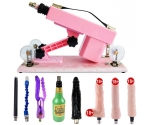 Hismith Pembe Sex Makinesi +1 Vajina + 5 Vibratör+Çubuk Komple Set